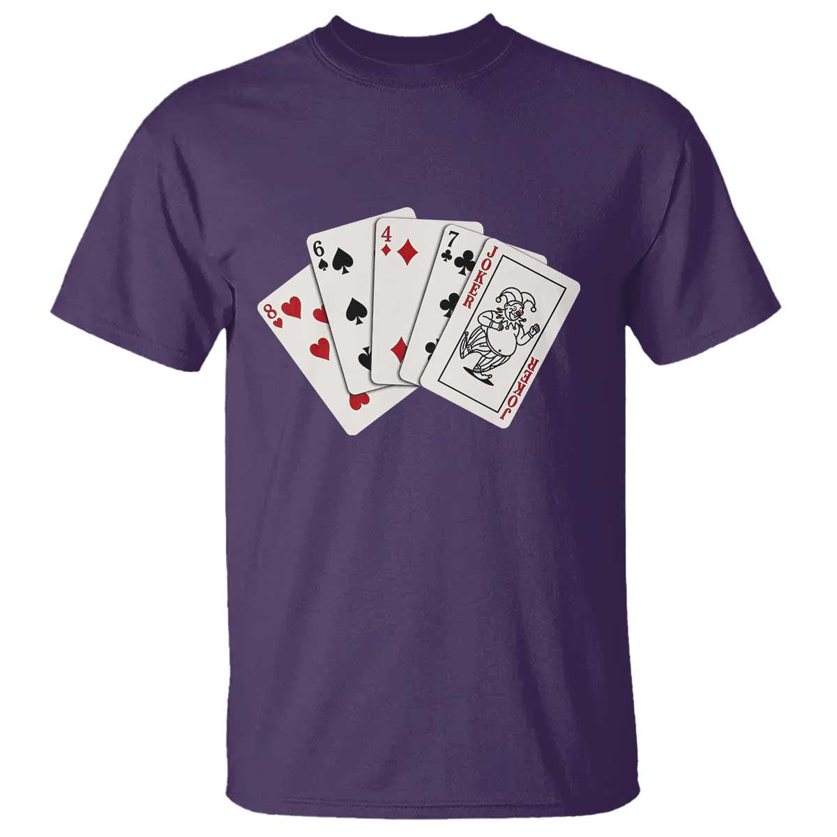 8647 Protest Playing Cards T Shirt Liberal Activist Anti Trump Graphic TS12 Purple Print Your Wear