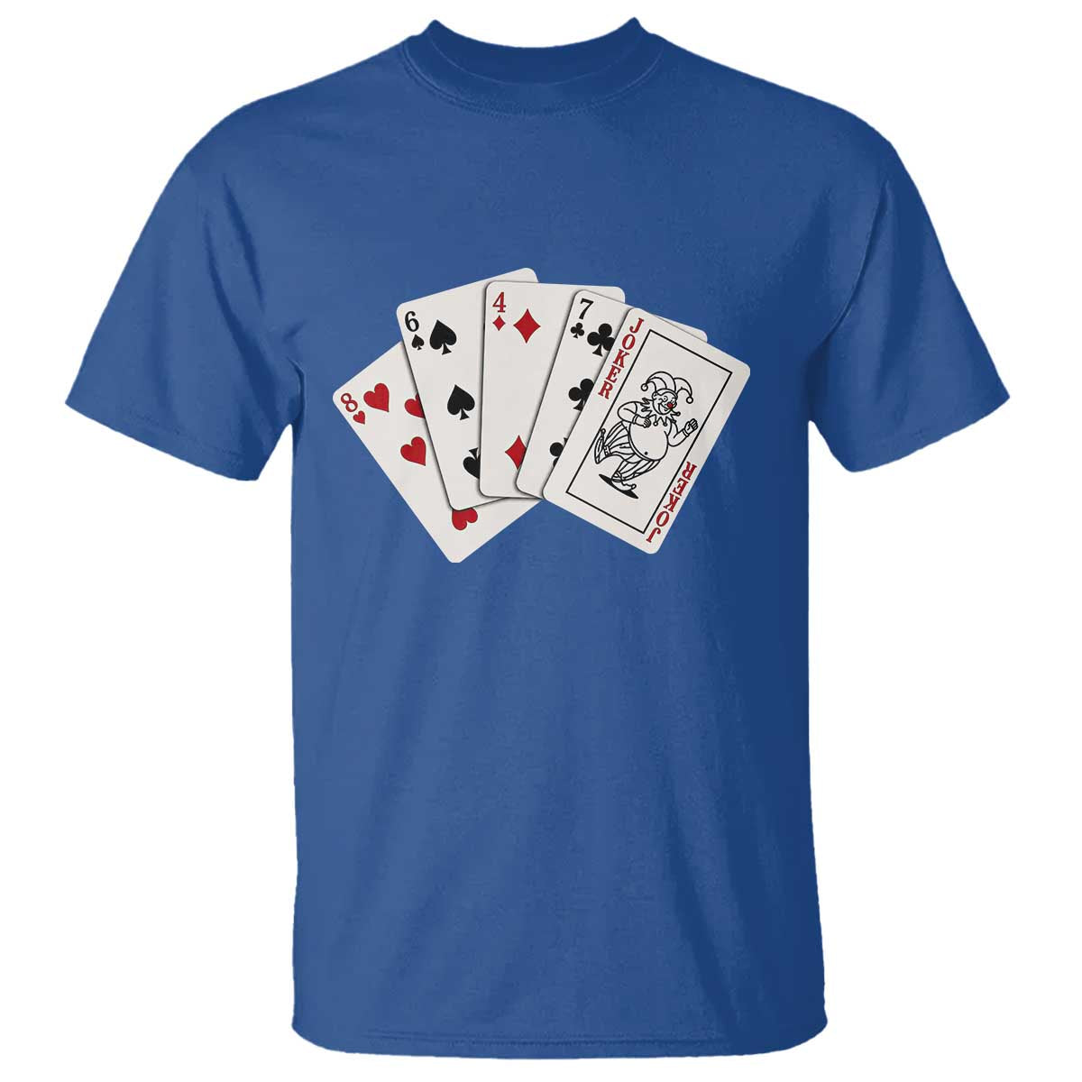 8647 Protest Playing Cards T Shirt Liberal Activist Anti Trump Graphic TS12 Royal Blue Print Your Wear