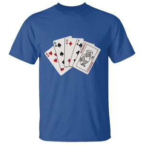 8647 Protest Playing Cards T Shirt Liberal Activist Anti Trump Graphic TS12 Royal Blue Print Your Wear