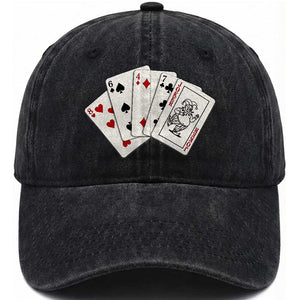 8647 Protest Playing Cards Washed Cotton Baseball Cap Liberal Activist Anti Trump Graphic TS12 Print Your Wear
