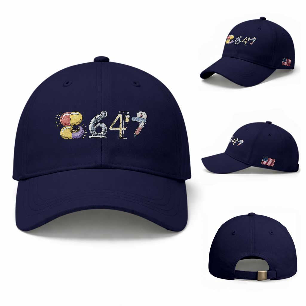 8647 Medical Professions Resist Graphic Baseball Cap Healthcare Worker Freedom TS12 Baseball Cap Universal Fit Dark Blue Print Your Wear