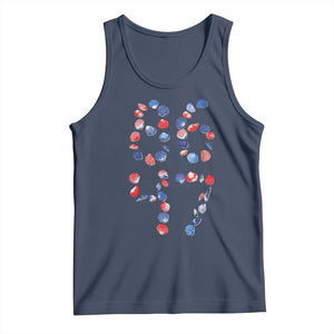 Red White Blue Seashell 8647 Tank Top Viral 2026 Beach Walk Satire Graphic TS12 Navy Print Your Wear