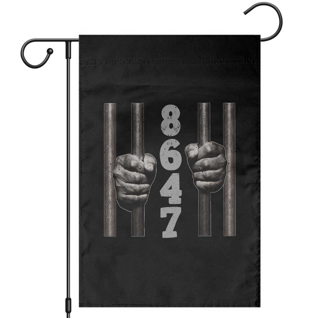 Funny 8647 Jail Garden Flag Freedom Protest Satire Graphic Gift TS12 Black Print Your Wear