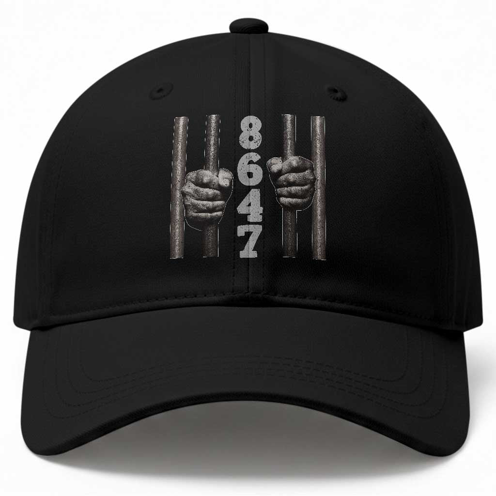 Funny 8647 Jail Baseball Cap Freedom Protest Satire Graphic Gift TS12 Print Your Wear