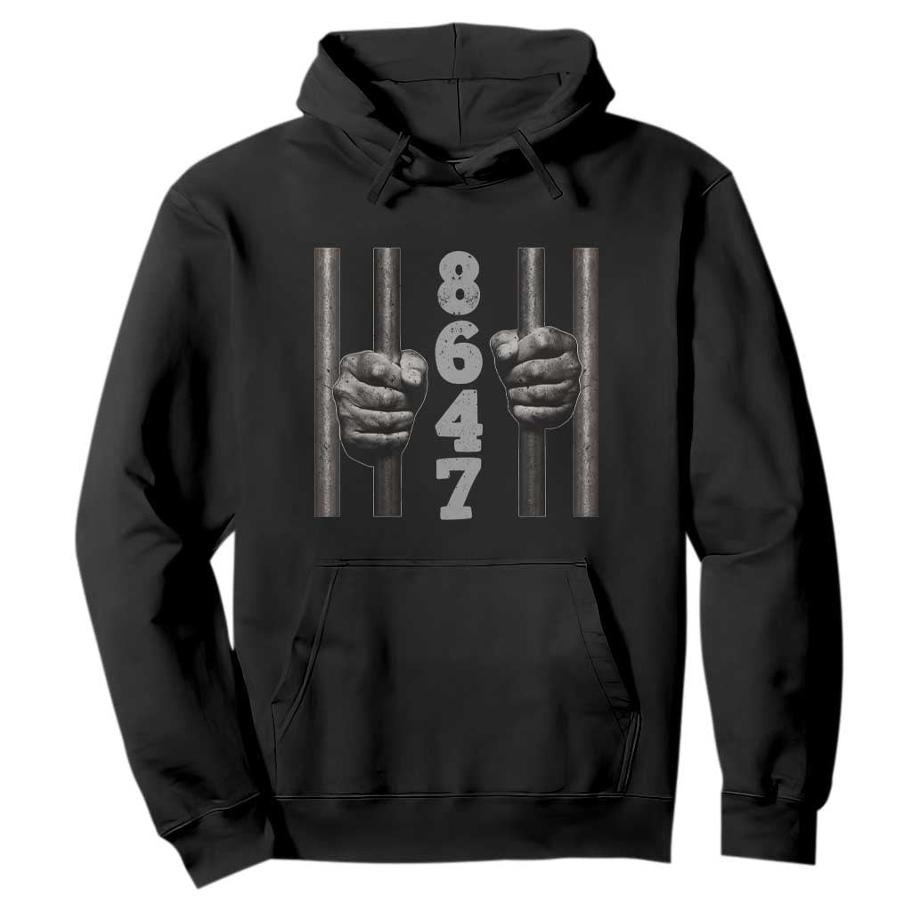 Funny 8647 Jail Hoodie Freedom Protest Satire Graphic Gift TS12 Black Print Your Wear
