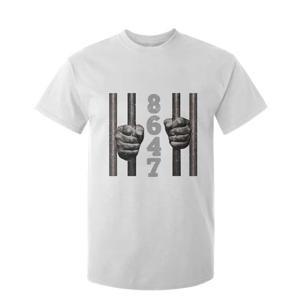 Funny 8647 Jail T Shirt For Kid Freedom Protest Satire Graphic Gift TS12 White Print Your Wear