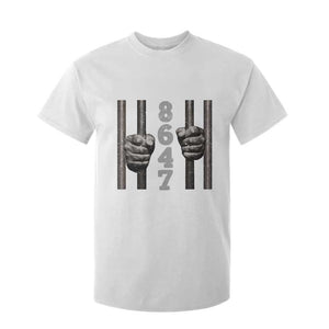 Funny 8647 Jail T Shirt For Kid Freedom Protest Satire Graphic Gift TS12 White Print Your Wear