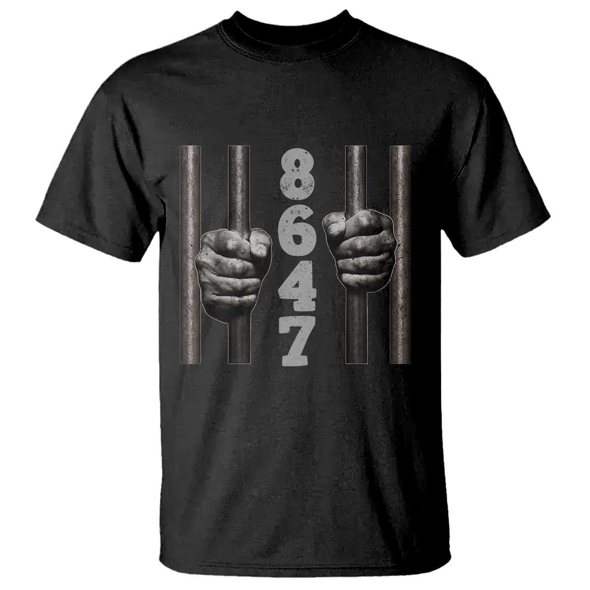 Funny 8647 Jail T Shirt Freedom Protest Satire Graphic Gift TS12 Black Print Your Wear