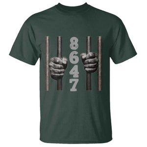 Funny 8647 Jail T Shirt Freedom Protest Satire Graphic Gift TS12 Dark Forest Green Print Your Wear