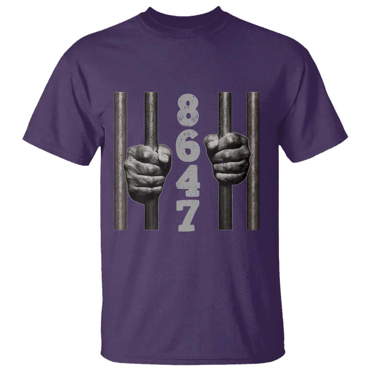 Funny 8647 Jail T Shirt Freedom Protest Satire Graphic Gift TS12 Purple Print Your Wear