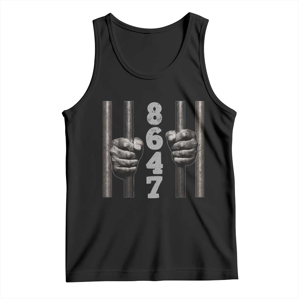 Funny 8647 Jail Tank Top Freedom Protest Satire Graphic Gift TS12 Black Print Your Wear