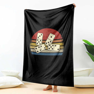 Vintage Domino Player 8647 Throw Blanket Board Game Subtle Protest TS12 Print Your Wear