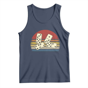 Vintage Domino Player 8647 Tank Top Board Game Subtle Protest TS12 Navy Print Your Wear