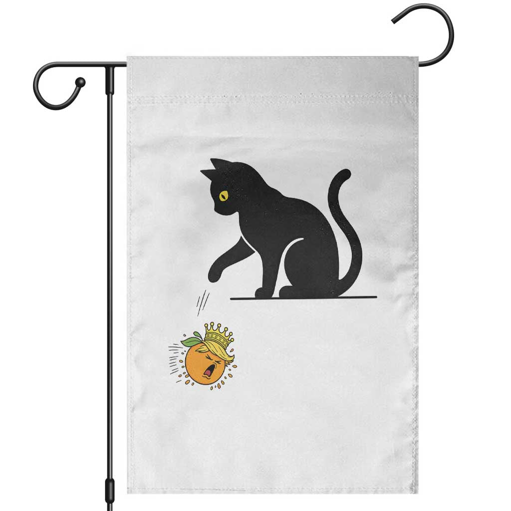 Funny No Kings Black Cat Garden Flag Rebellious Cat Lover Gift TS12 White Print Your Wear