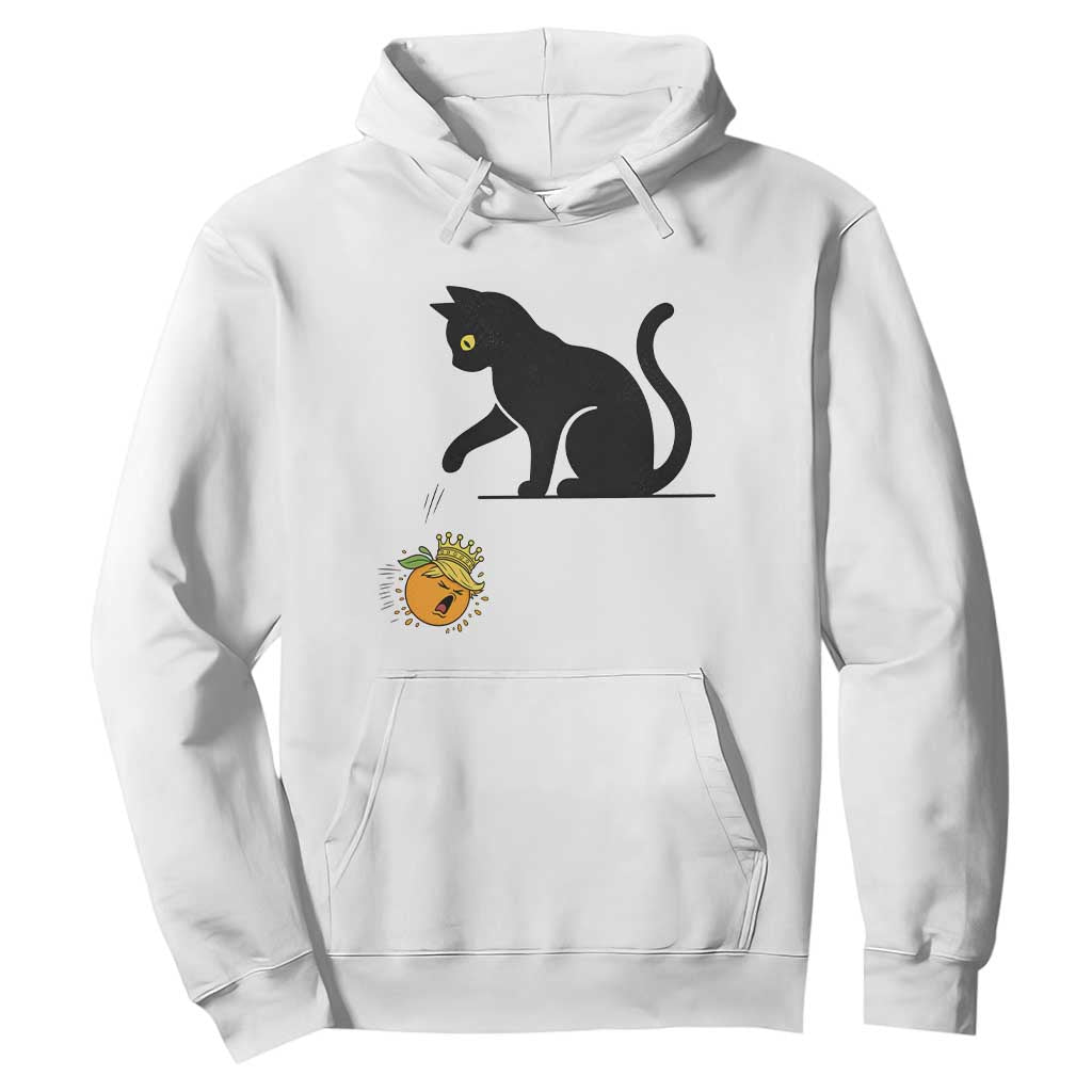 Funny No Kings Black Cat Hoodie Rebellious Cat Lover Gift TS12 White Print Your Wear