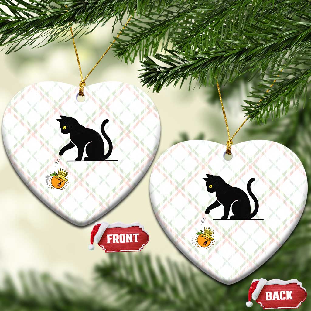 Funny No Kings Black Cat Ceramic Ornament Rebellious Cat Lover Gift TS12 Print Your Wear