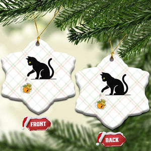 Funny No Kings Black Cat Ceramic Ornament Rebellious Cat Lover Gift TS12 Print Your Wear