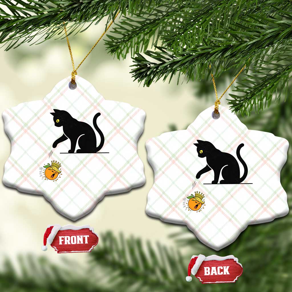 Funny No Kings Black Cat Ceramic Ornament Rebellious Cat Lover Gift TS12 Print Your Wear