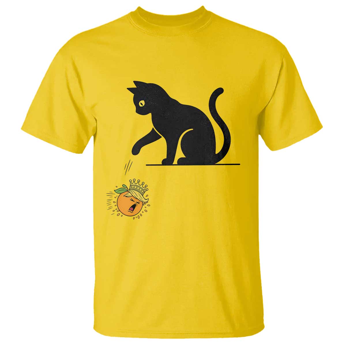Funny No Kings Black Cat T Shirt Rebellious Cat Lover Gift TS12 Daisy Print Your Wear