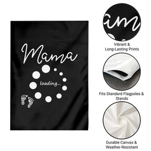 Mama Loading 2026 Garden Flag Pregnancy Announcement Mothers Day TS12 Print Your Wear