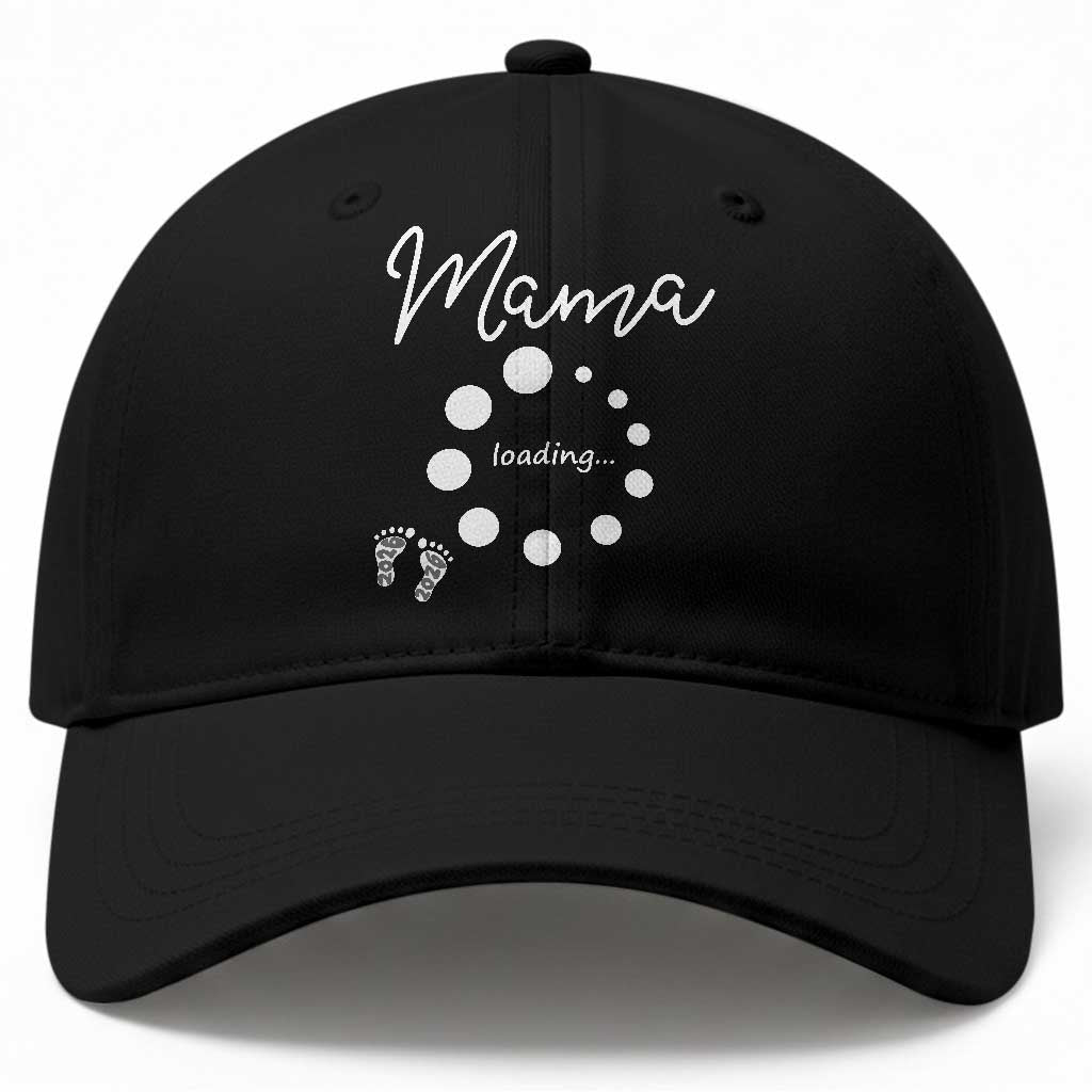 Mama Loading 2026 Baseball Cap Pregnancy Announcement Mothers Day TS12 Print Your Wear