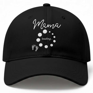 Mama Loading 2026 Baseball Cap Pregnancy Announcement Mothers Day TS12 Print Your Wear