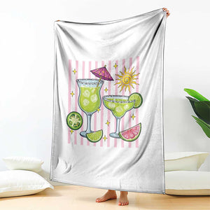 Tropical Margarita Summer Throw Blanket Beach Vacation Graphic TS12 Print Your Wear