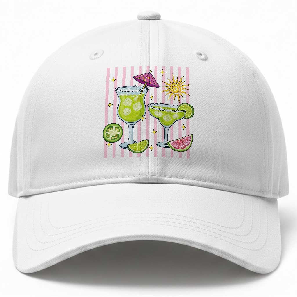 Tropical Margarita Summer Baseball Cap Beach Vacation Graphic TS12 Print Your Wear