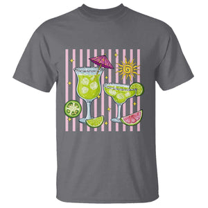 Tropical Margarita Summer T Shirt Beach Vacation Graphic TS12 Charcoal Print Your Wear