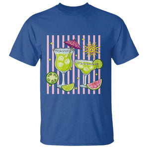 Tropical Margarita Summer T Shirt Beach Vacation Graphic TS12 Royal Blue Print Your Wear
