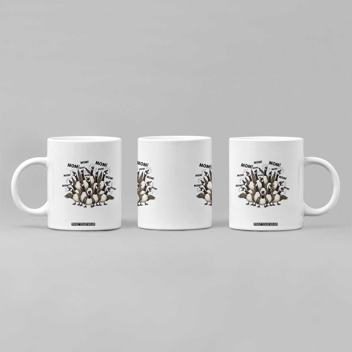 Silly Goose Mom Coffee Mug Funny Parenting Chaos Motherhood TS12 Print Your Wear