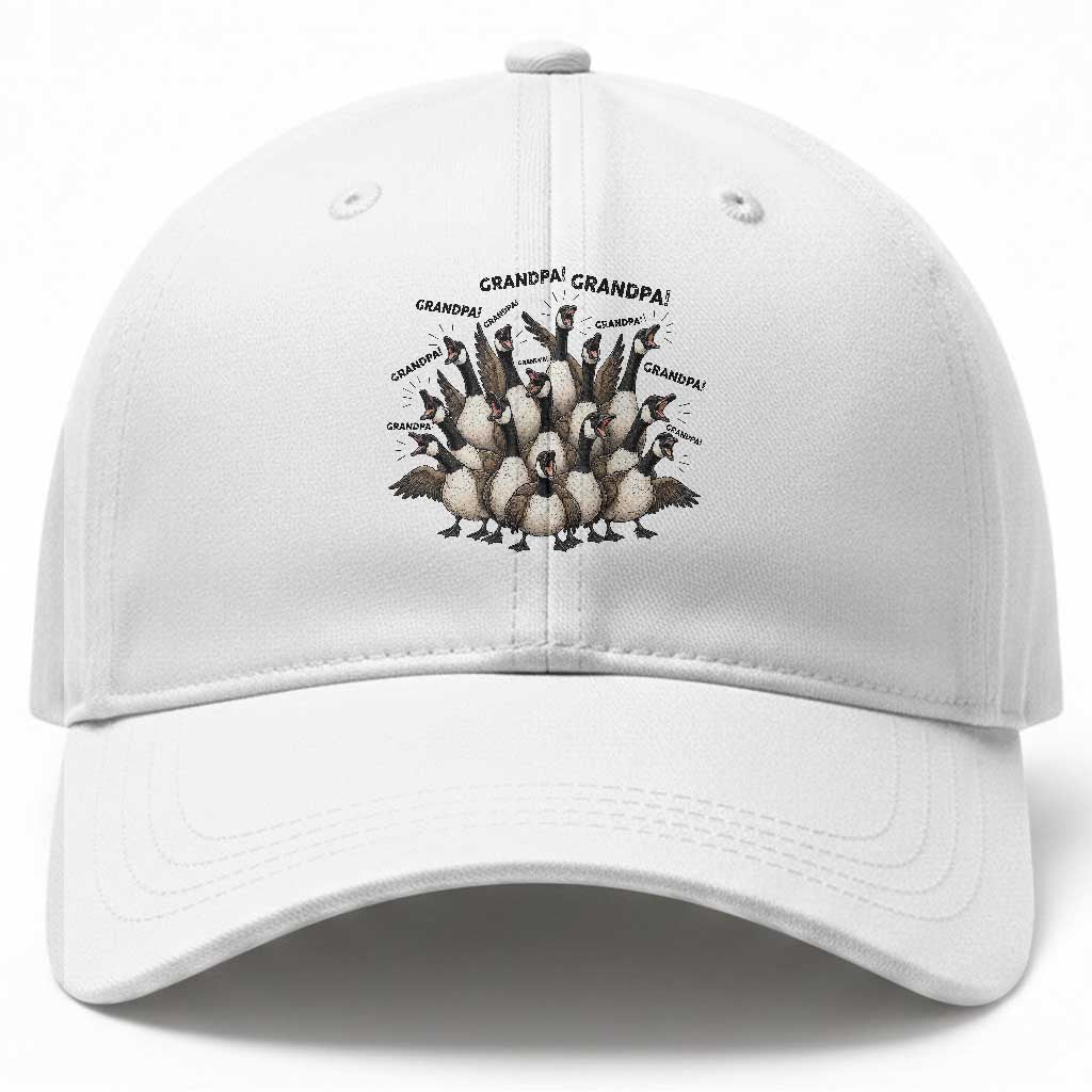 Silly Goose Grandpa Baseball Cap Funny Family Chaos Grandfather TS12 Print Your Wear