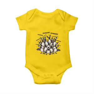 Silly Goose Husband Baby Onesie Funny Marriage Chaos Husbandhood TS12 Daisy Print Your Wear