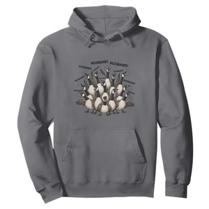 Silly Goose Husband Hoodie Funny Marriage Chaos Husbandhood TS12 Charcoal Print Your Wear