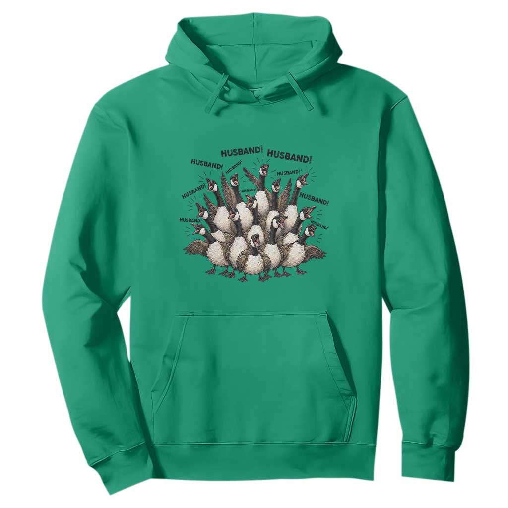 Silly Goose Husband Hoodie Funny Marriage Chaos Husbandhood TS12 Irish Green Print Your Wear