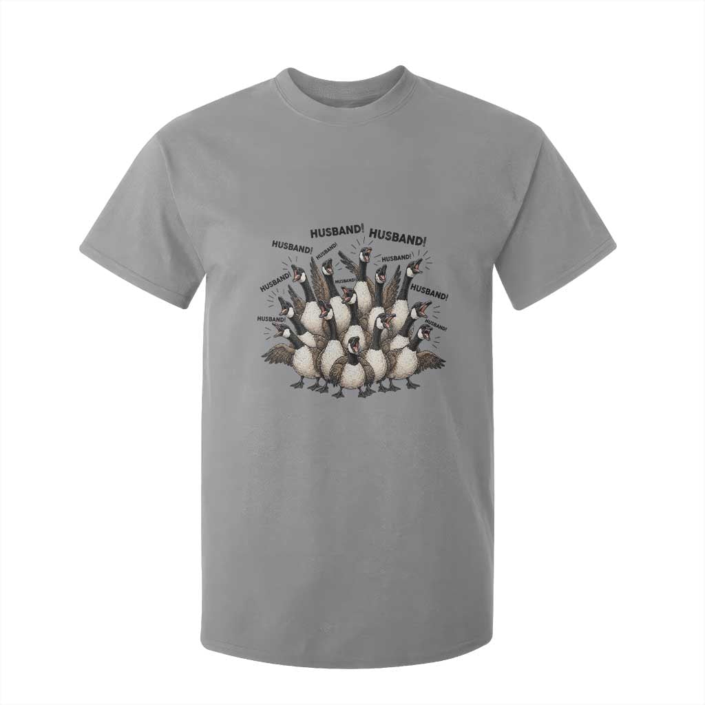 Silly Goose Husband T Shirt For Kid Funny Marriage Chaos Husbandhood TS12 Sport Gray Print Your Wear