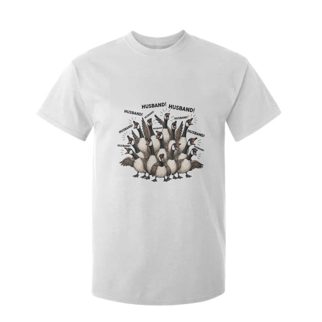 Silly Goose Husband T Shirt For Kid Funny Marriage Chaos Husbandhood TS12 White Print Your Wear