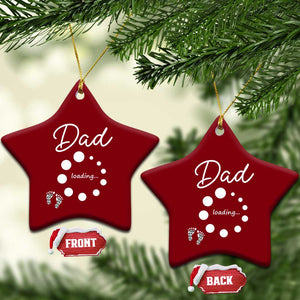 Dad Loading 2026 Ceramic Ornament Future Dad Announcement TS12 Print Your Wear
