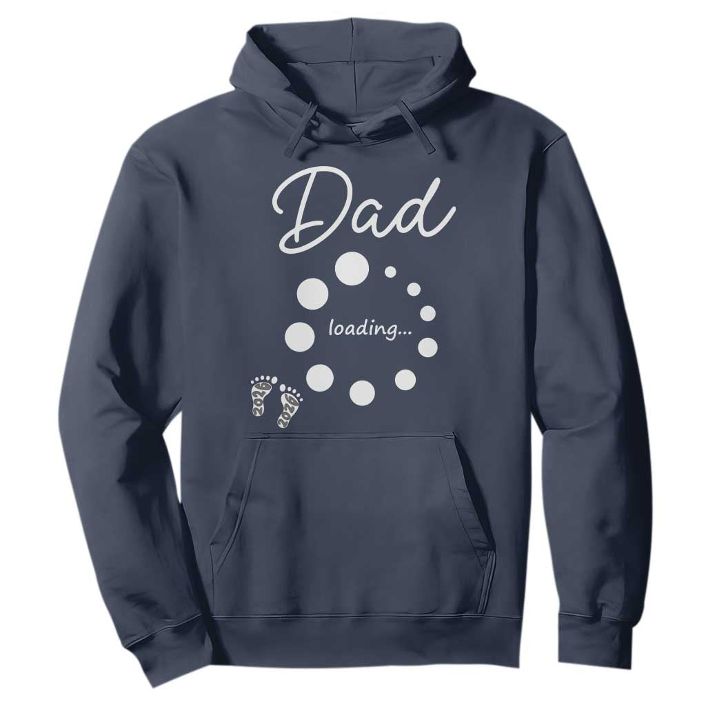 Dad Loading 2026 Hoodie Future Dad Announcement TS12 Navy Print Your Wear