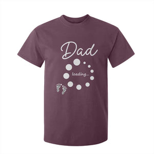 Dad Loading 2026 T Shirt For Kid Future Dad Announcement TS12 Maroon Print Your Wear
