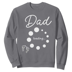 Dad Loading 2026 Sweatshirt Future Dad Announcement TS12 Charcoal Print Your Wear