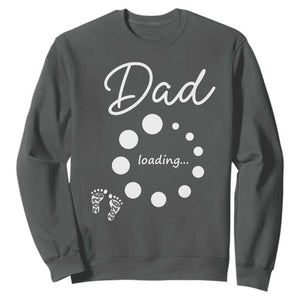 Dad Loading 2026 Sweatshirt Future Dad Announcement TS12 Dark Heather Print Your Wear