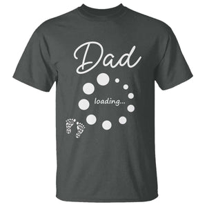 Dad Loading 2026 T Shirt Future Dad Announcement TS12 Dark Heather Print Your Wear