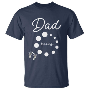 Dad Loading 2026 T Shirt Future Dad Announcement TS12 Navy Print Your Wear