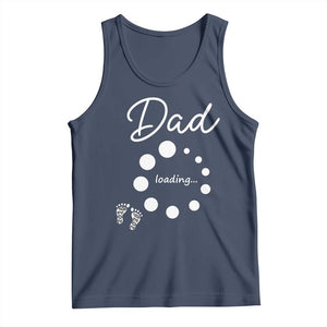 Dad Loading 2026 Tank Top Future Dad Announcement TS12 Navy Print Your Wear