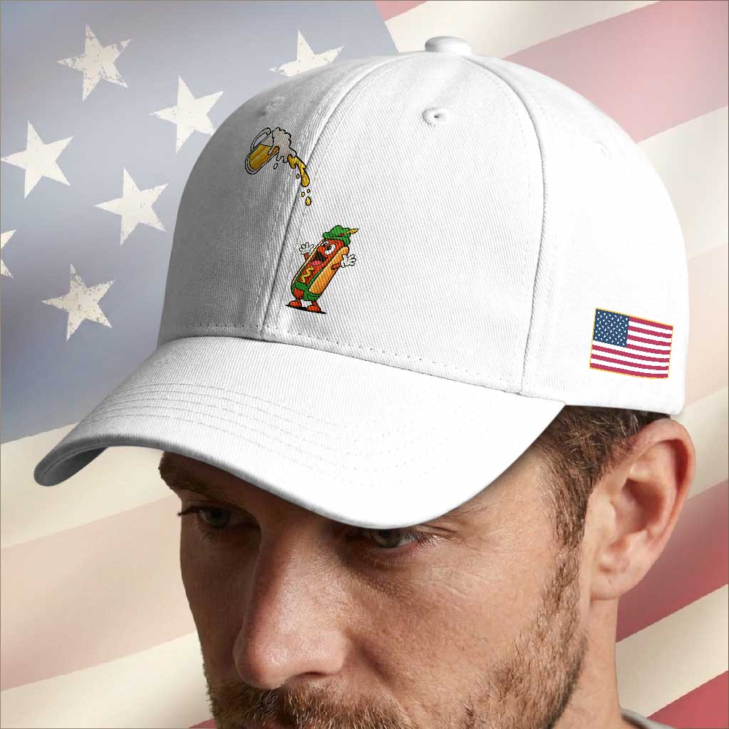 Funny Sausage Waiting For Beer Baseball Cap Oktoberfest Gift TS12 Print Your Wear
