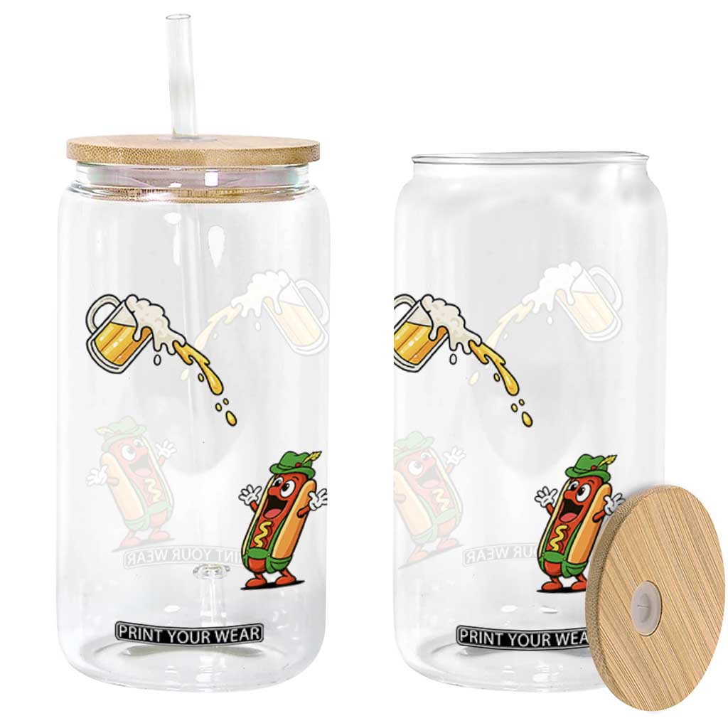 Funny Sausage Waiting For Beer Glass Can Oktoberfest Gift TS12 Print Your Wear