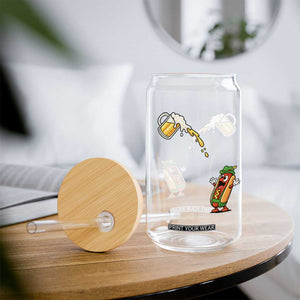 Funny Sausage Waiting For Beer Glass Can Oktoberfest Gift TS12 Print Your Wear