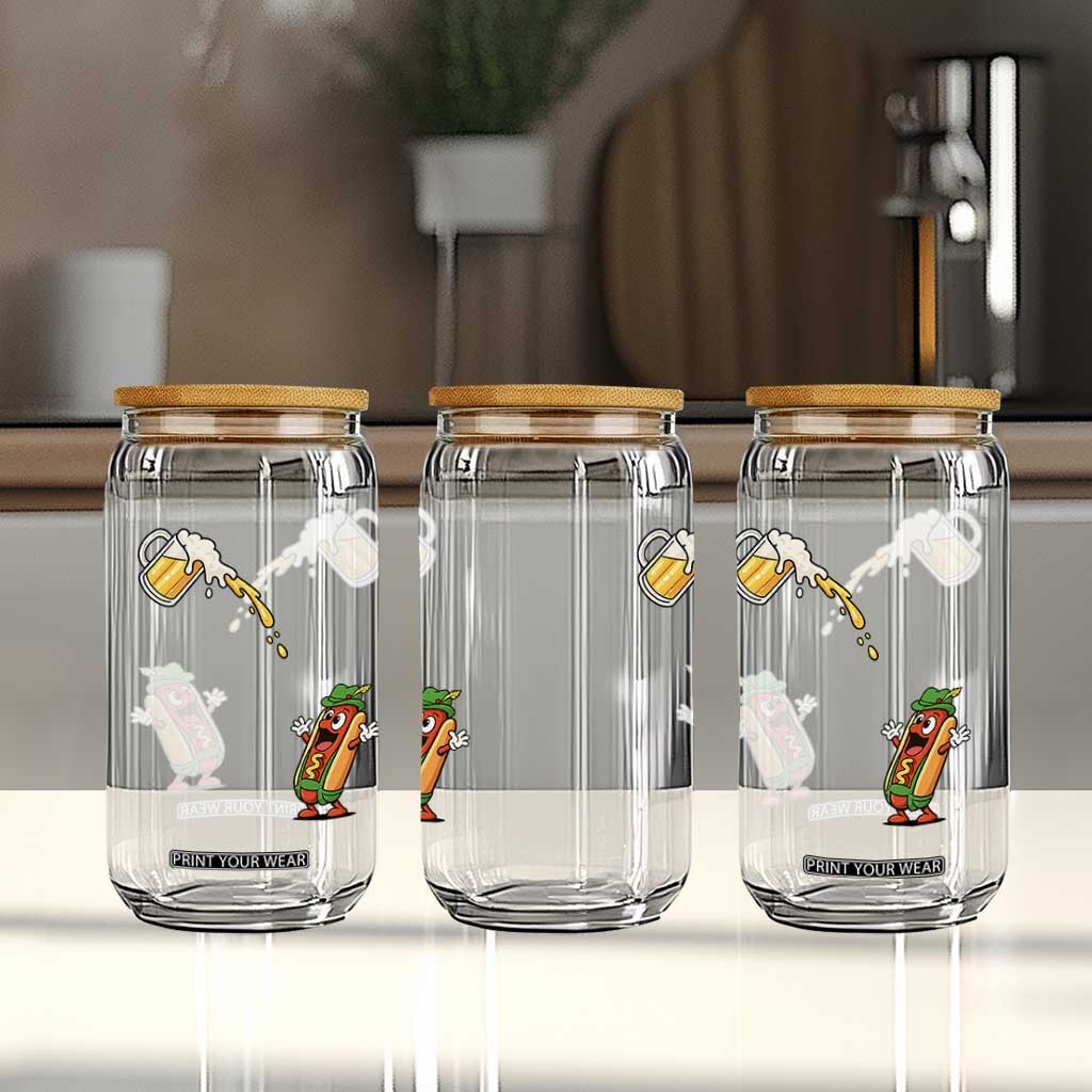Funny Sausage Waiting For Beer Glass Can Oktoberfest Gift TS12 Print Your Wear