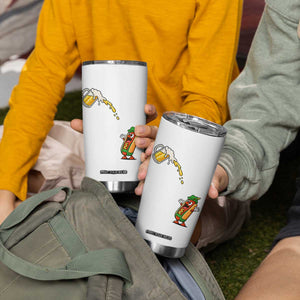 Funny Sausage Waiting For Beer Tumbler Cup Oktoberfest Gift TS12 Print Your Wear